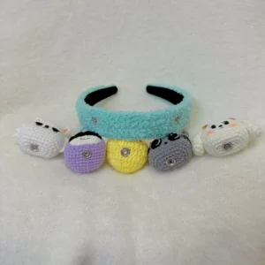 ヘアバンド ＋ ぬいぐるみ5個